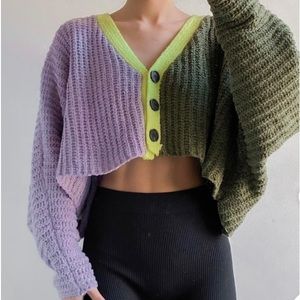 Urban Outfitters cropped sweater cardigan